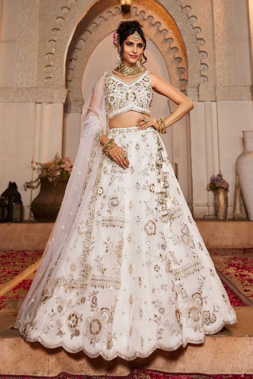 Ynf Tussar Silk KESH530 6108 Lehengas Wholesale Traditional Lehenga Wedding Lehenga Embroidered Lehenga Manufacturer- Kapda Export