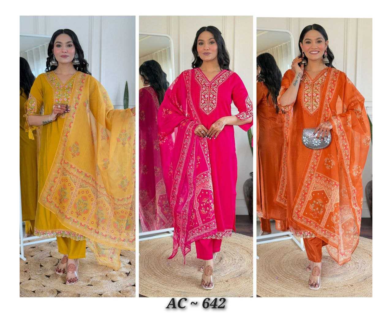 Ynf Vichitra Silk RIN131 AC ~ 643 Kurti Wholesale Ethnic Kurtis Designer Kurtis Anarkali Kurtis Manufacturer- Kapda Export