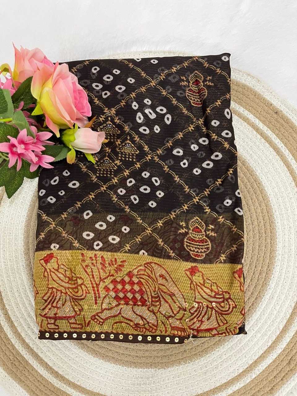 Ynf Zari Silk KESH696 25 Sarees Wholesale Festive Sarees Bandhani Sarees Casual Sarees Manufacturer- Kapda Export