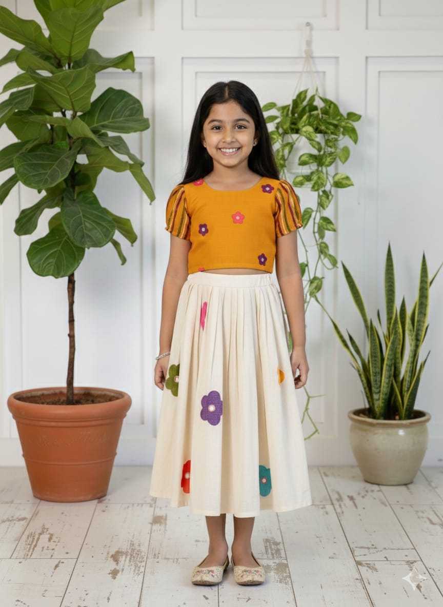 Ynf Cotton KESH249 2131 Kids Wear Wholesale Kids Lehenga Kids Lehenga Choli Baby Girl Lehenga Manufacturer- Kapda Export