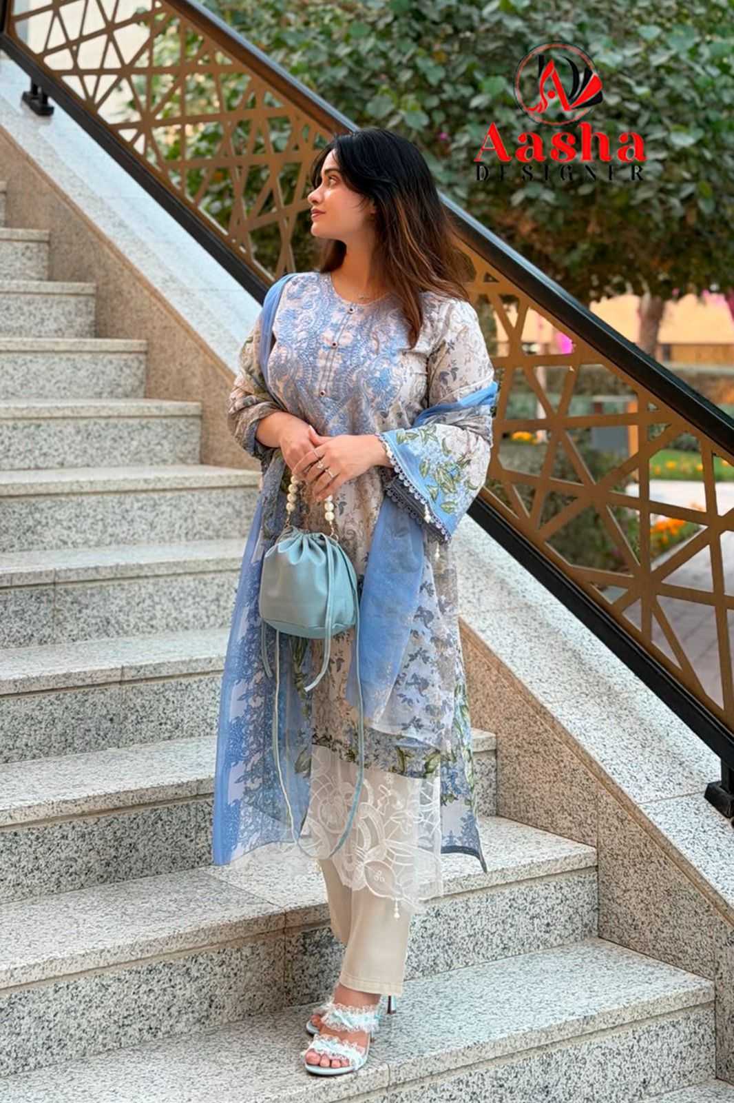 Ynf Cotton KESH677 AASHA 1168 Suits & Dresses Wholesale Printed Suits Embroidery Suits Cotton Suits Manufacturer- Kapda Export