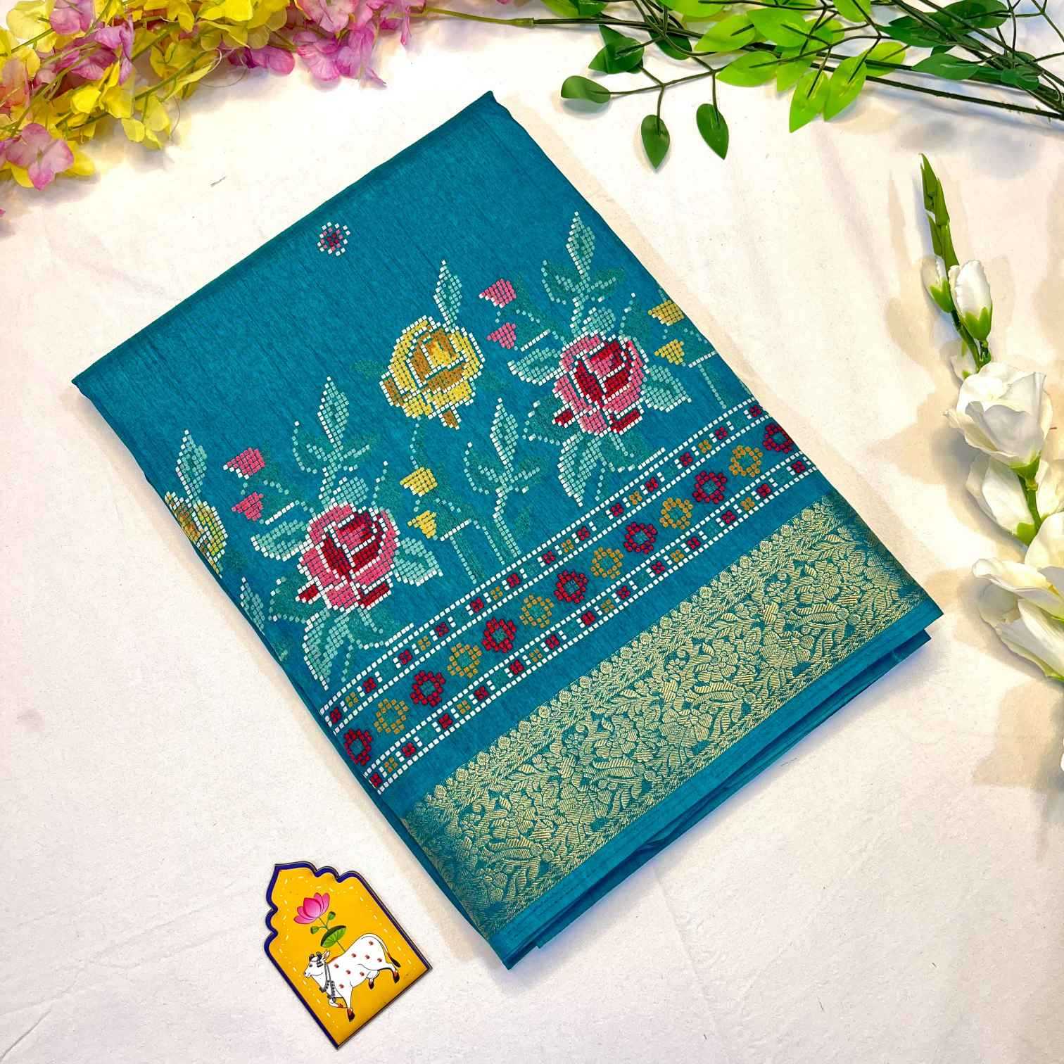 Ynf Dola Silk KESH729 Jarika 10 Silk Sarees Wholesale Dola Silk Sarees Printed Silk Saree Designer Silk Sarees Manufacturer- Kapda Export