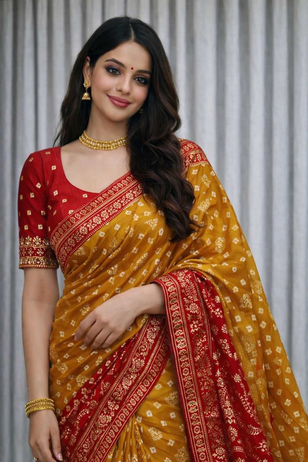 Ynf Fancy KESH576 PARIC Sarees Wholesale Designer Sarees Traditional Sarees Bandhani Sarees Manufacturer- Kapda Export