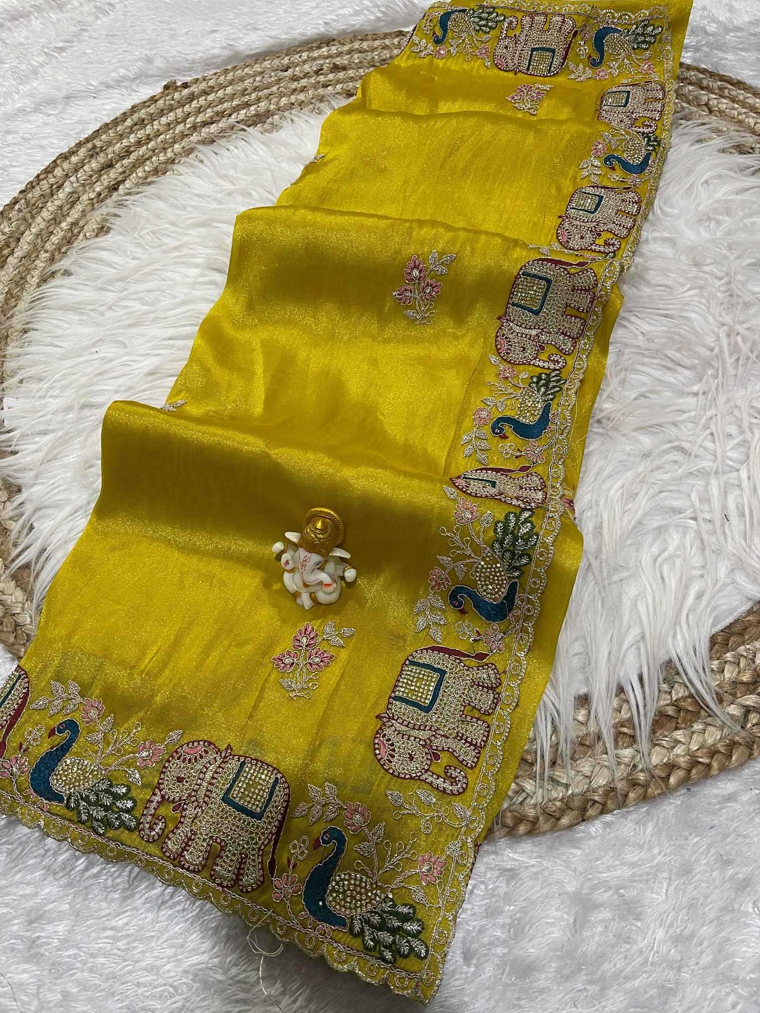 Ynf Fancy KESH725 Alayaana Sarees Wholesale Designer Sarees Cutwork Saree Traditional Sarees Manufacturer- Kapda Export