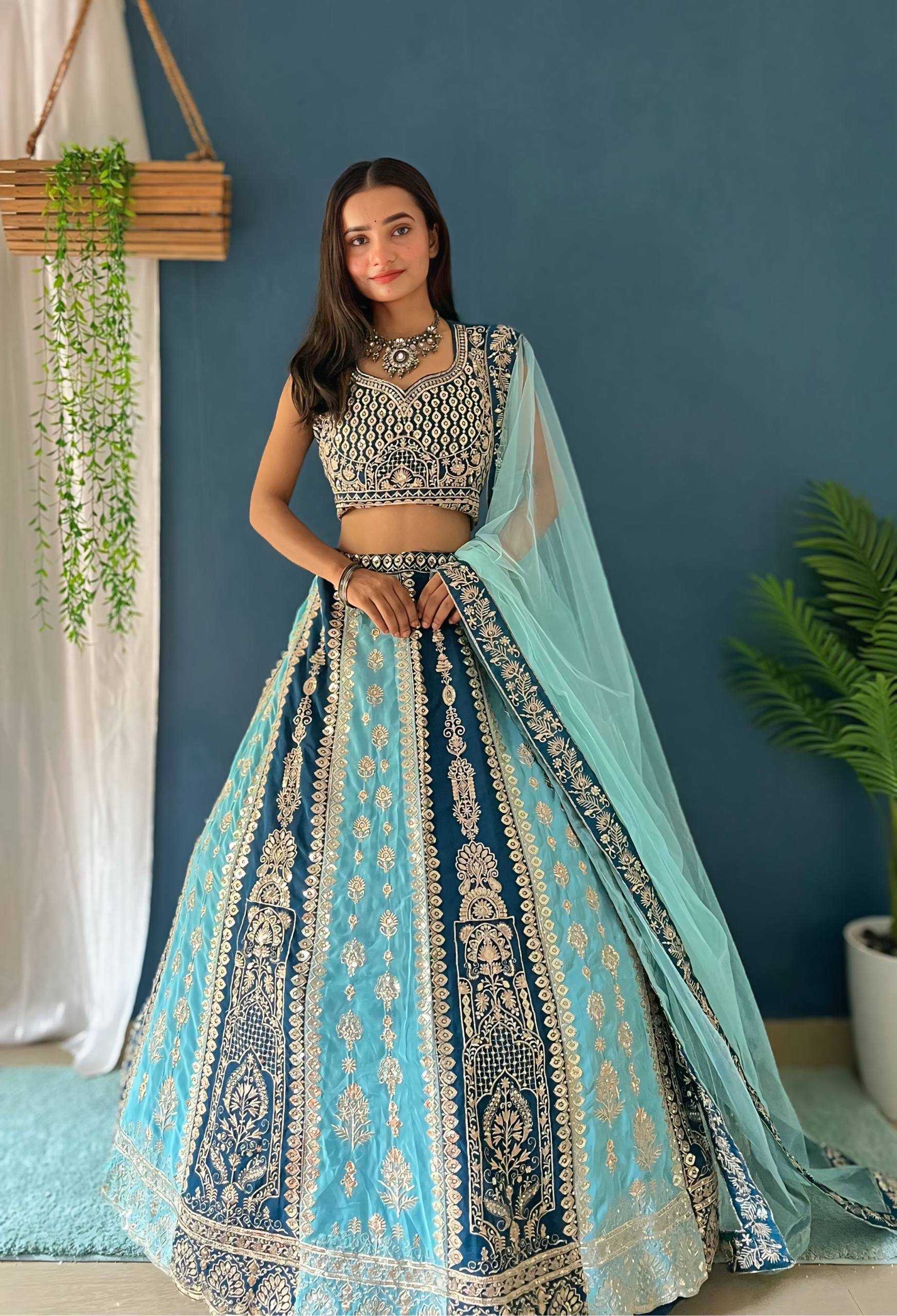 Ynf Faux Georgette KESH533 9238 Lehengas Wholesale Designer Lehenga Wedding Lehenga Embroidered Lehenga Manufacturer- Kapda Export
