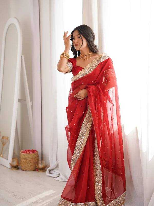 LACE BORDER SAREES