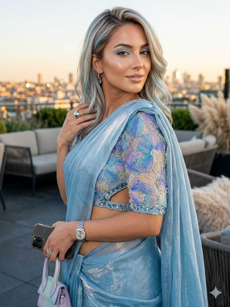 Ynf FENDY KESH713 120 Sarees Festive Collections Wholesale Party Wear Sarees Satin Sarees Sarees With Blouse Manufacturer- Kapda Export