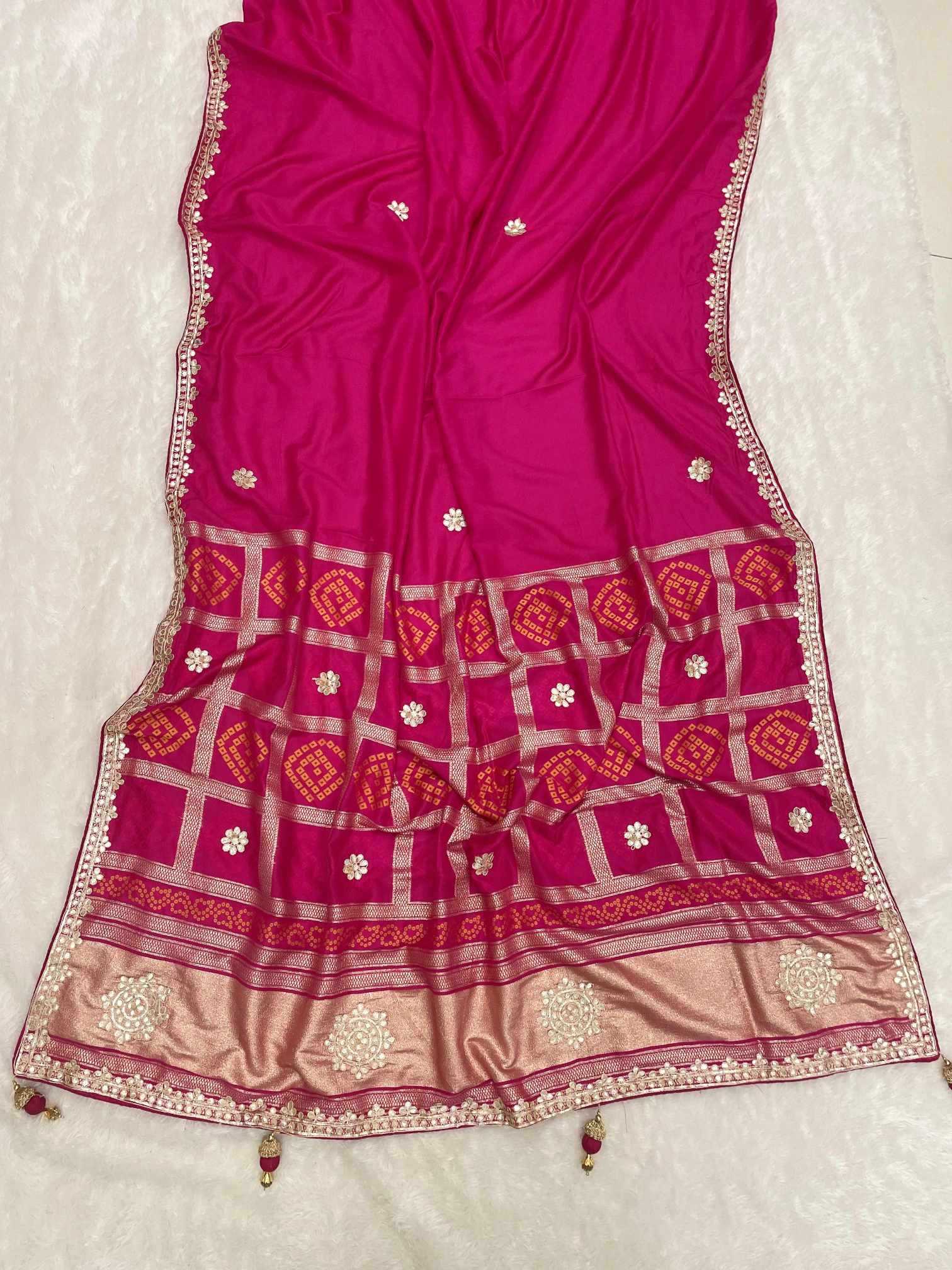 Ynf Gajji Silk KESH649 Ajra Silk Sarees Wholesale Gajji Modal Sarees Printed Silk Saree Designer Silk Sarees Manufacturer- Kapda Export