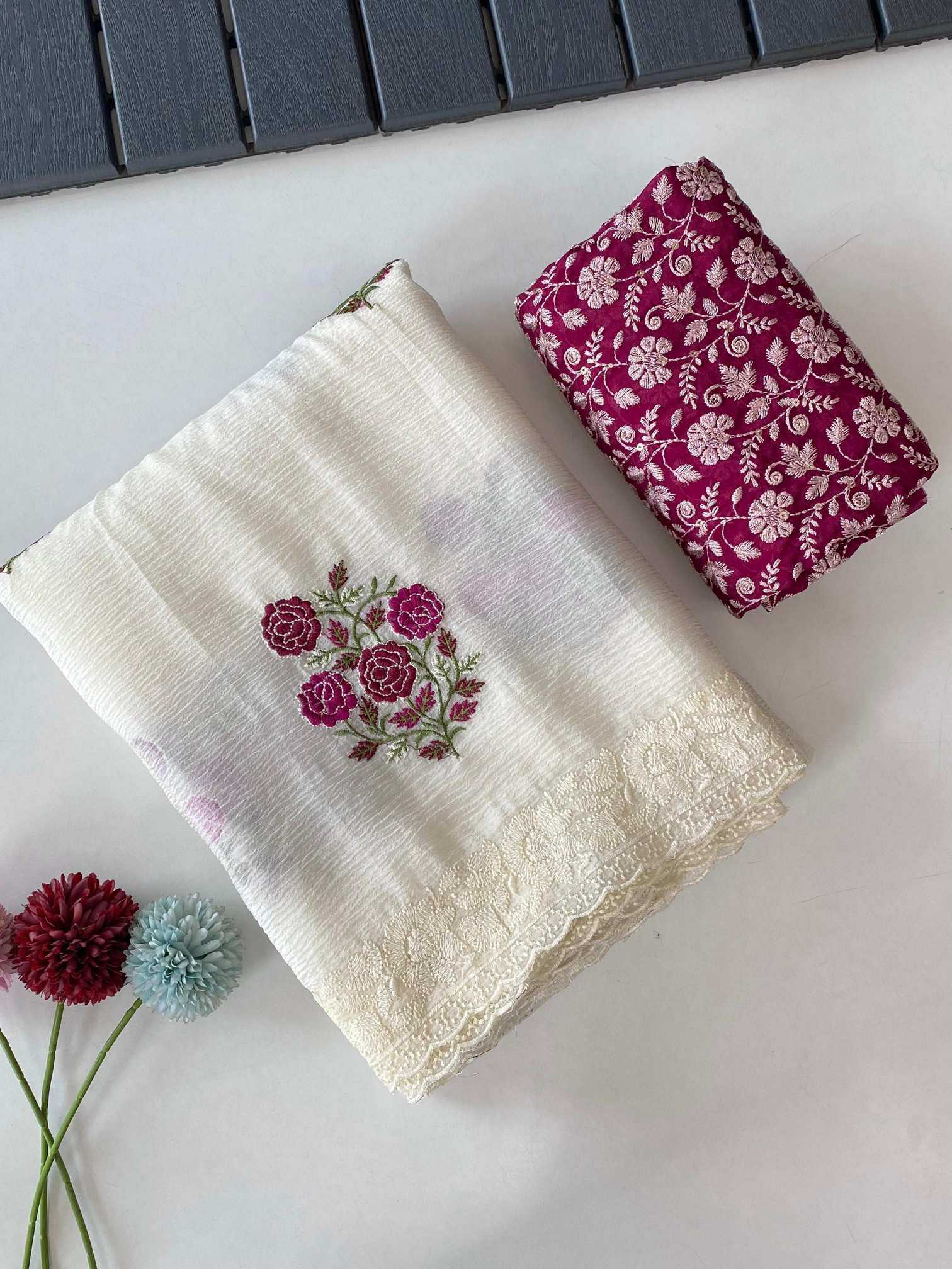 Ynf Georgette KESH249 Navya Sarees Festive Collections Wholesale Georgette Sarees Chiffon Sarees Onam Collections Manufacturer- Kapda Export