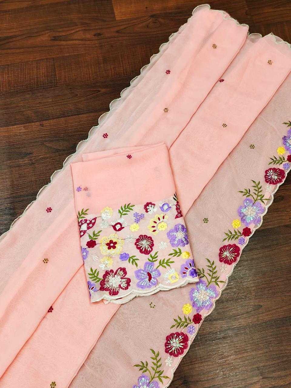 Ynf Georgette KESH575 Barkha Sarees Wholesale Designer Sarees Georgette Sarees Cutwork Saree Manufacturer- Kapda Export