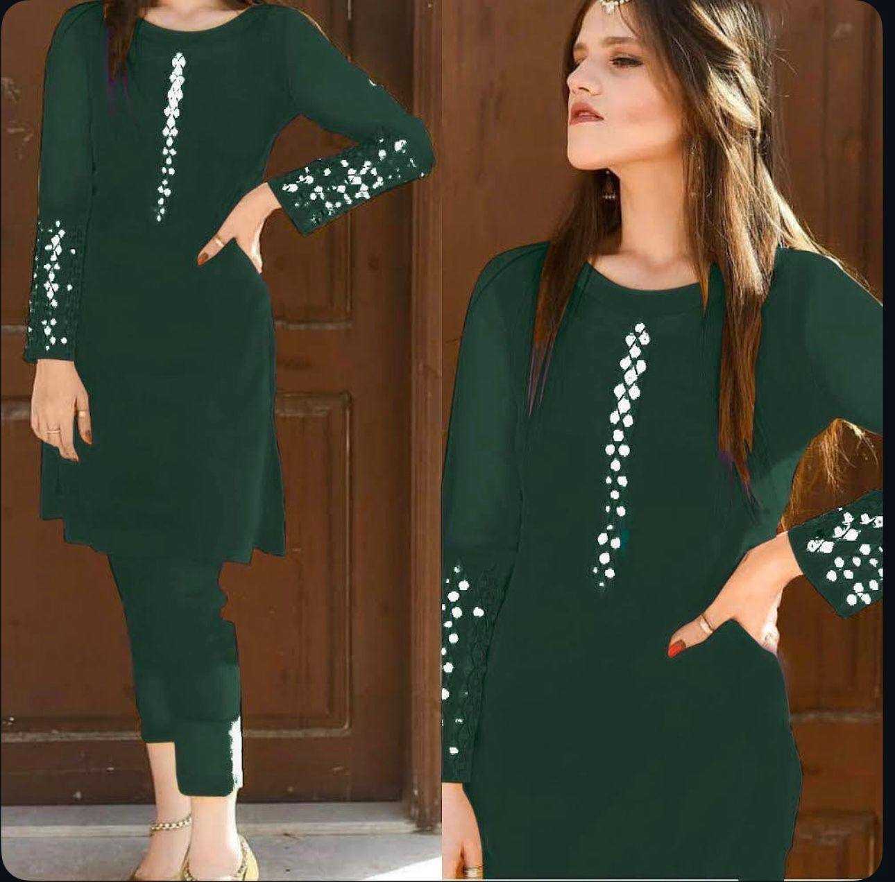 Ynf Georgette RIN213 L82 Kurti Wholesale Ethnic Kurtis Designer Kurtis Mirror Work Kurti Manufacturer- Kapda Export