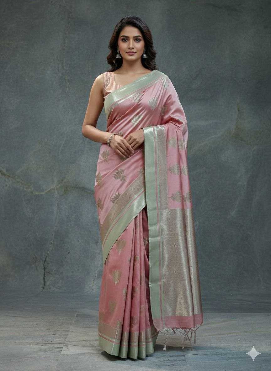 Ynf Katan Silk KESH525 KAJOL Sarees Wholesale Butta Sarees Zari Border Sarees Traditional Sarees Manufacturer- Kapda Export