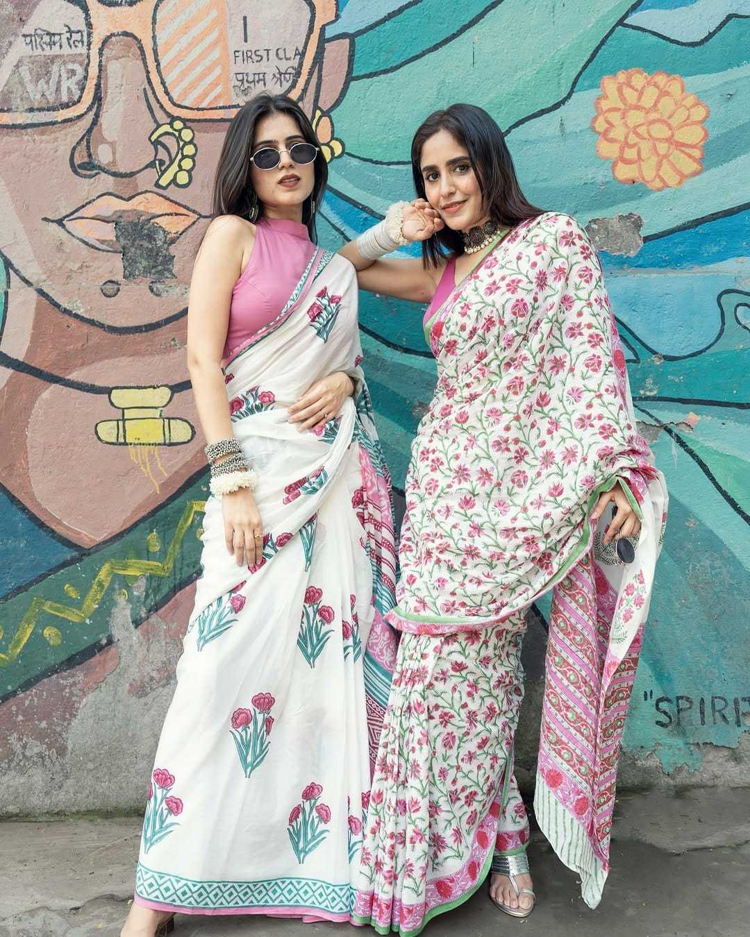 Ynf Linen KESH682 Alfiya Sarees Festive Collections Wholesale Printed Sarees Linen Sarees Onam Collections Manufacturer- Kapda Export