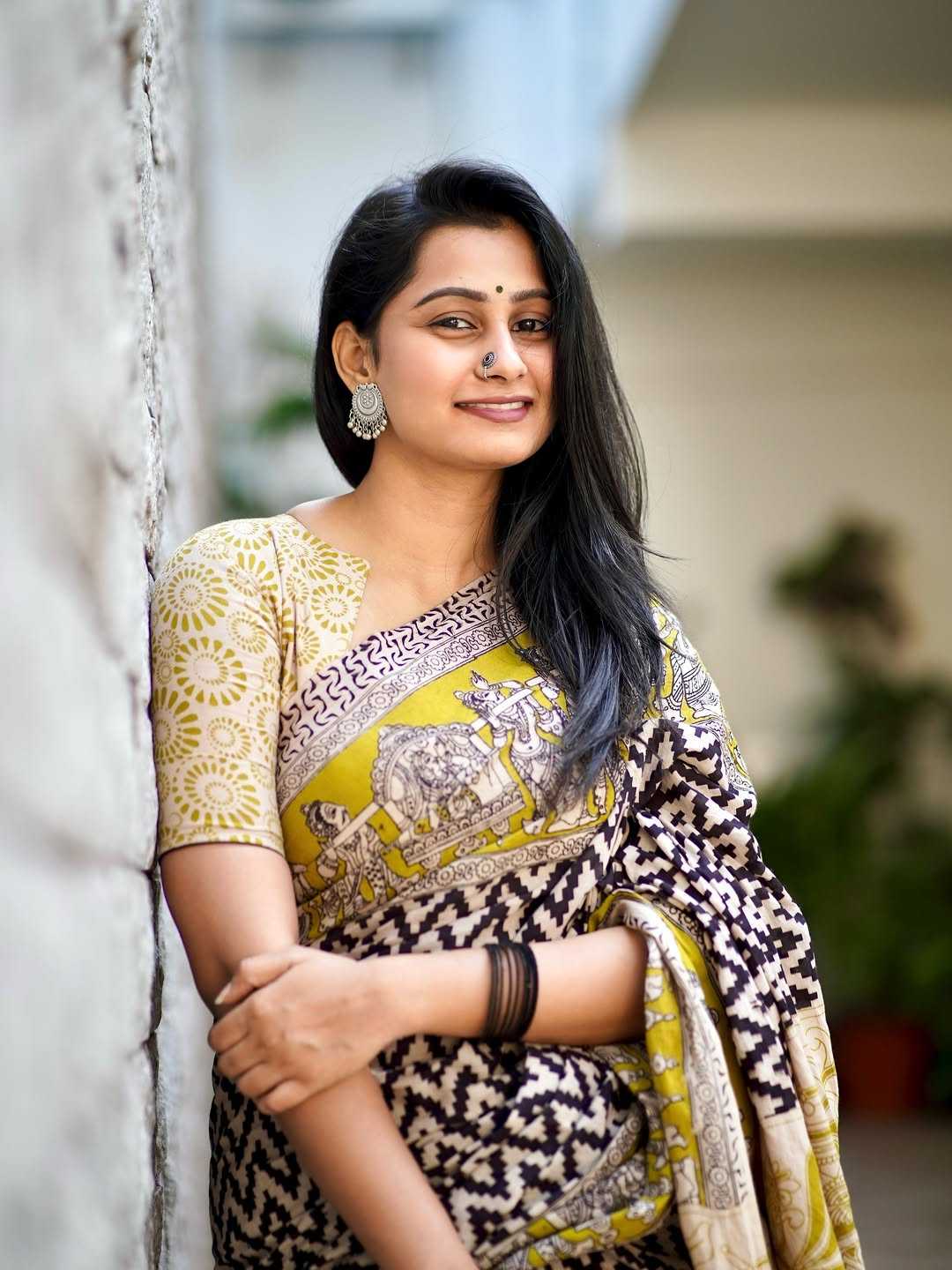 Ynf Linen KESH682 Ayanna Sarees Wholesale Printed Sarees Kalamkari Sarees Linen Sarees Manufacturer- Kapda Export