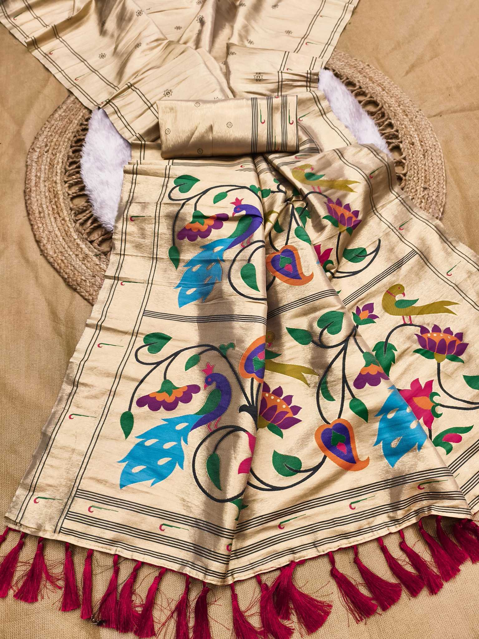 Ynf Paithani Silk KESH700 Zari Paithani- VoL-2 Silk Sarees Wholesale Paithani Sarees Soft Silk Sarees Designer Silk Sarees Manufacturer- Kapda Export