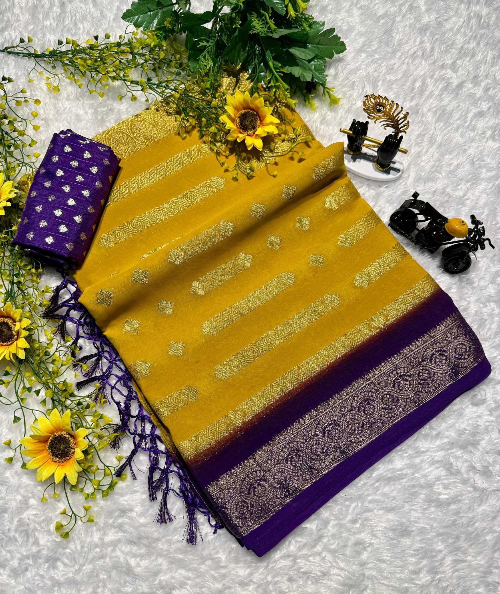 Ynf Premium Silk KESH693 Fariya Silk Sarees Wedding Collections Wholesale Party Wear Silk Sarees Designer Silk Sarees Haldi Outfits Manufacturer- Kapda Export