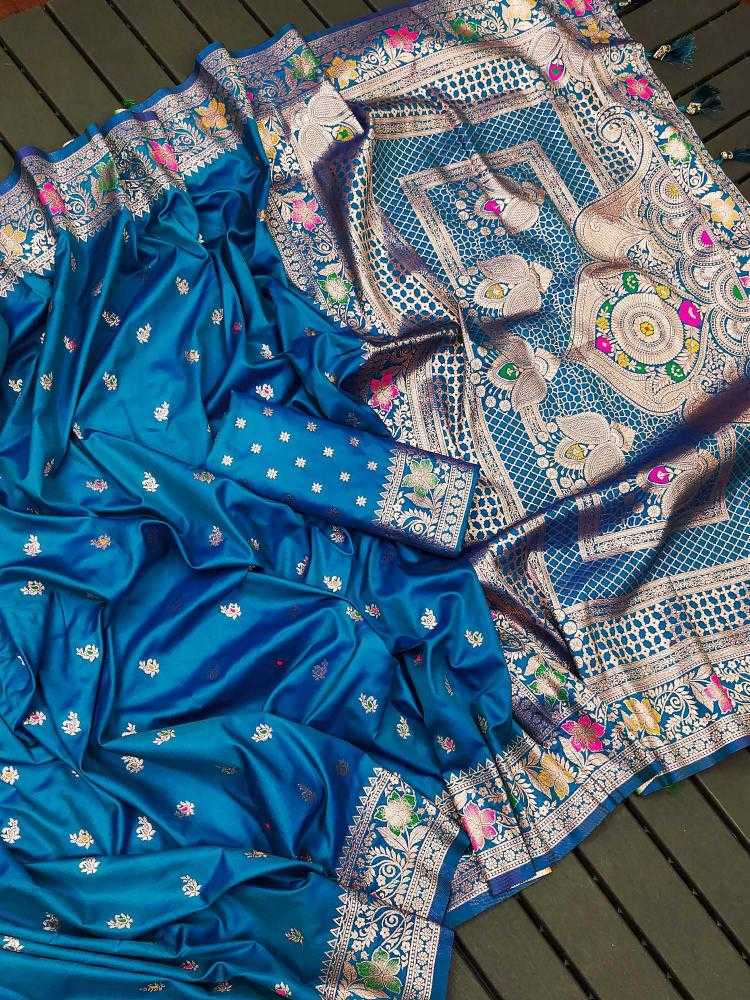 Ynf Premium Silk KESH700 Banarasi-5 Silk Sarees Wholesale Banarasi Silk Sarees Designer Silk Sarees Zari Border Silk Sarees Manufacturer- Kapda Export