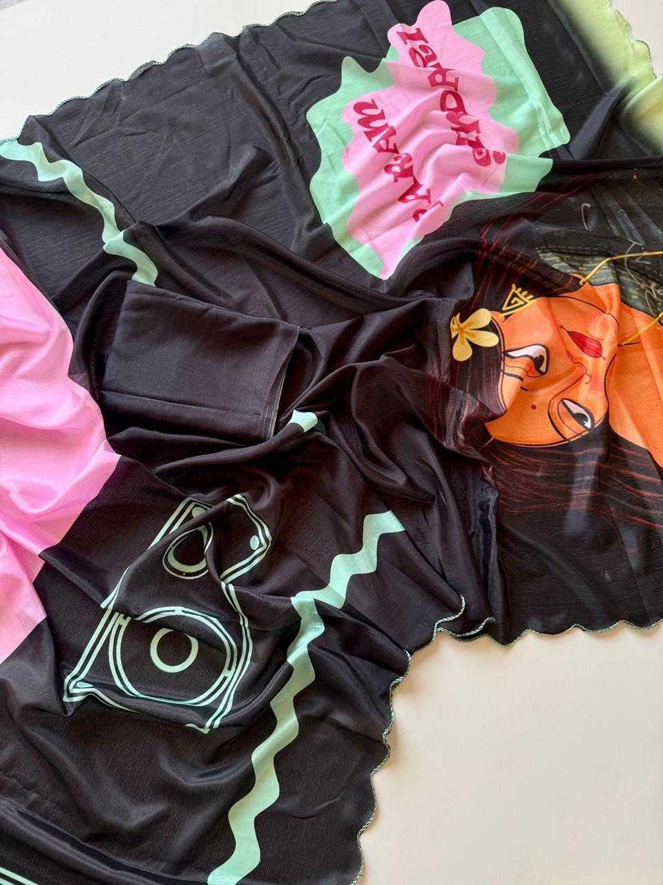 Ynf Shinon Silk KESH681 Bareli Sarees Festive Collections Wholesale Printed Sarees Floral Sarees Cutwork Saree Manufacturer- Kapda Export