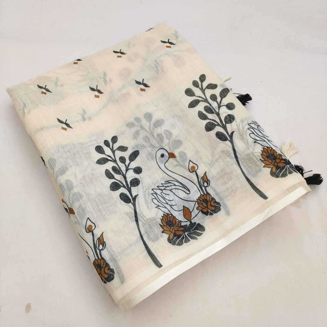 Ynf Soft Cotton RIN231 DUCK Sarees Wholesale Designer Sarees Fancy Sarees Printed Sarees Manufacturer- Kapda Export