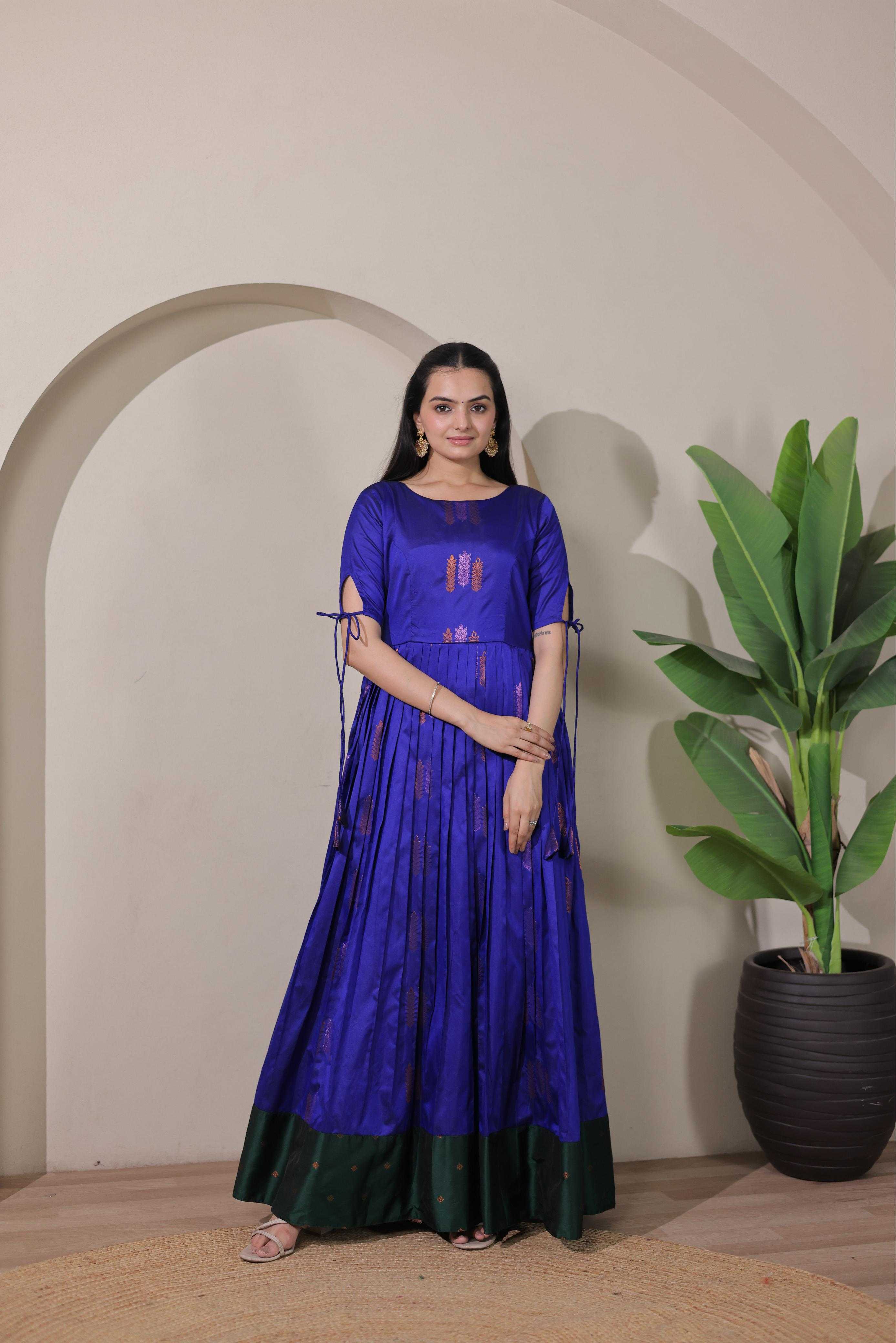 Ynf Soft Silk KESH249 2104 Gowns Wholesale Party Gowns Designer Gowns Silk Gowns Manufacturer- Kapda Export