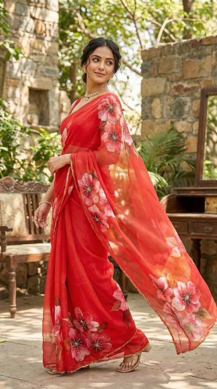 Ynf Tabby Silk KESH651 Meena Sarees Wholesale Printed Sarees Sequence Sarees Hand Work Sarees Manufacturer- Kapda Export