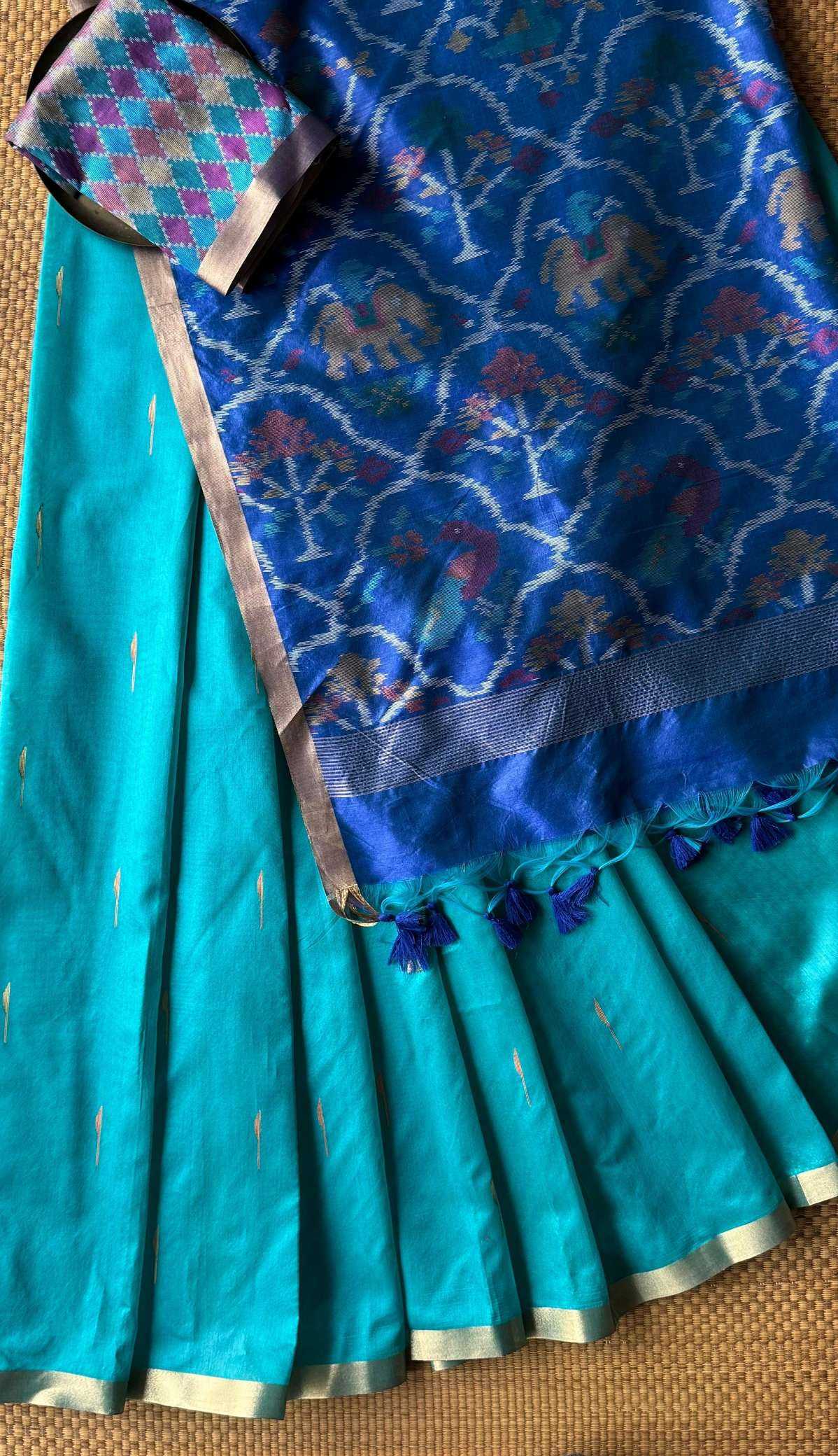 Ynf Tussar Silk KESH718 Zainab Silk Sarees Wholesale Tussar Silk Sarees Designer Silk Sarees Ikkat Silk Sarees Manufacturer- Kapda Export
