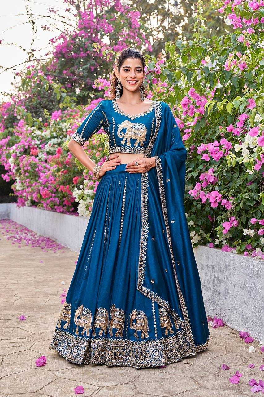 Ynf Vichitra Silk KESH498 165 Lehengas Wholesale Designer Lehenga Traditional Lehenga Wedding Lehenga Manufacturer- Kapda Export