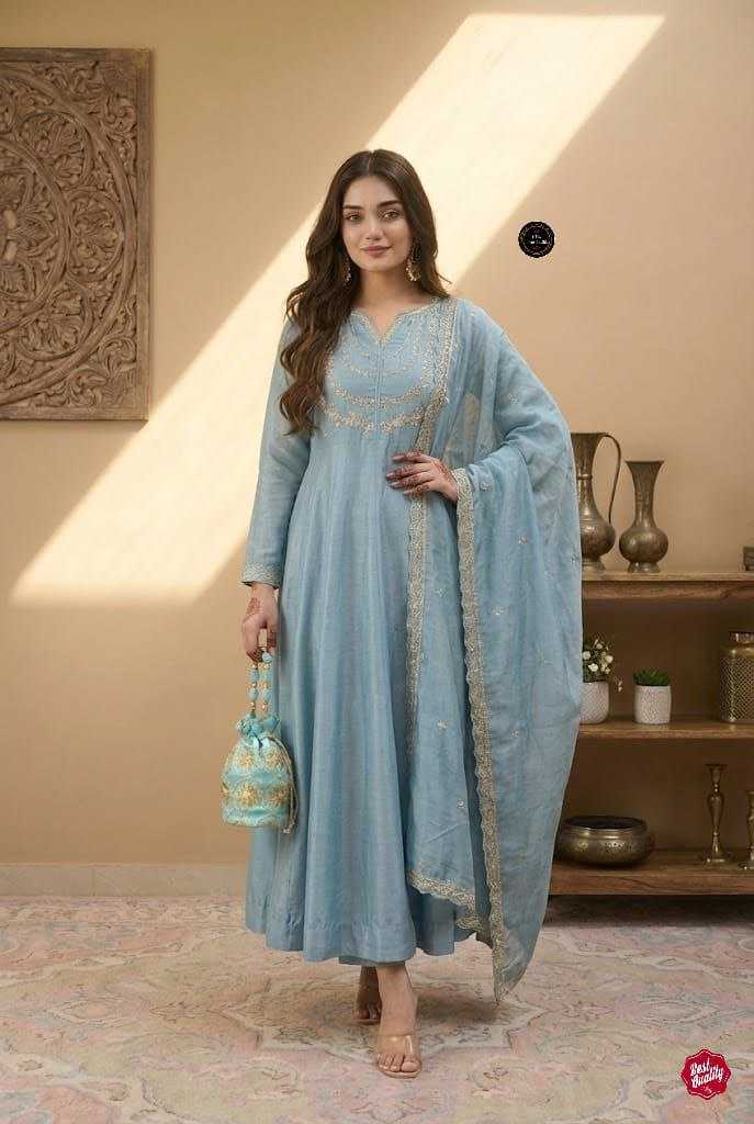 Ynf Vichitra Silk KESH536 3509 Kurti Wholesale Festive Kurtis Designer Kurtis Embroidered Kurtis Manufacturer- Kapda Export