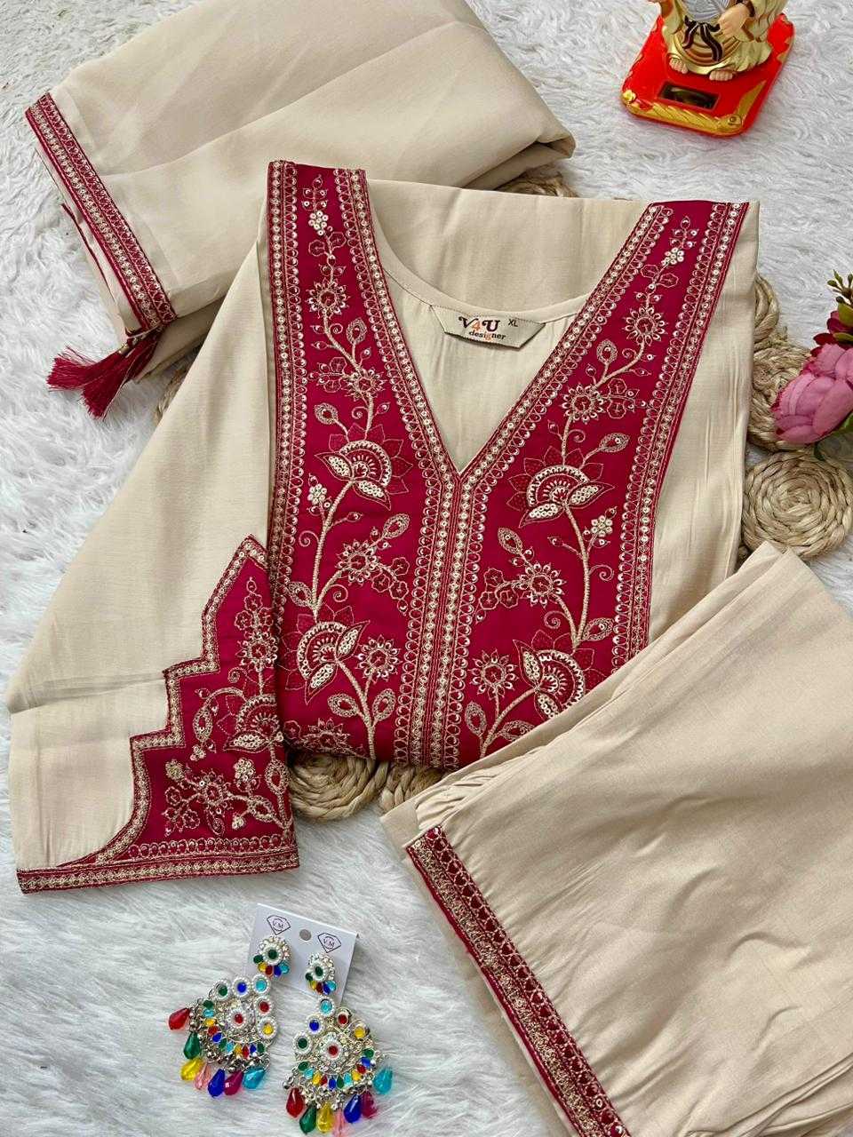 Ynf Viscose KESH594 Aadhira Kurti Plus Size Collections Wholesale Designer Kurtis Embroidered Kurtis Kurti With Pants Manufacturer- Kapda Export