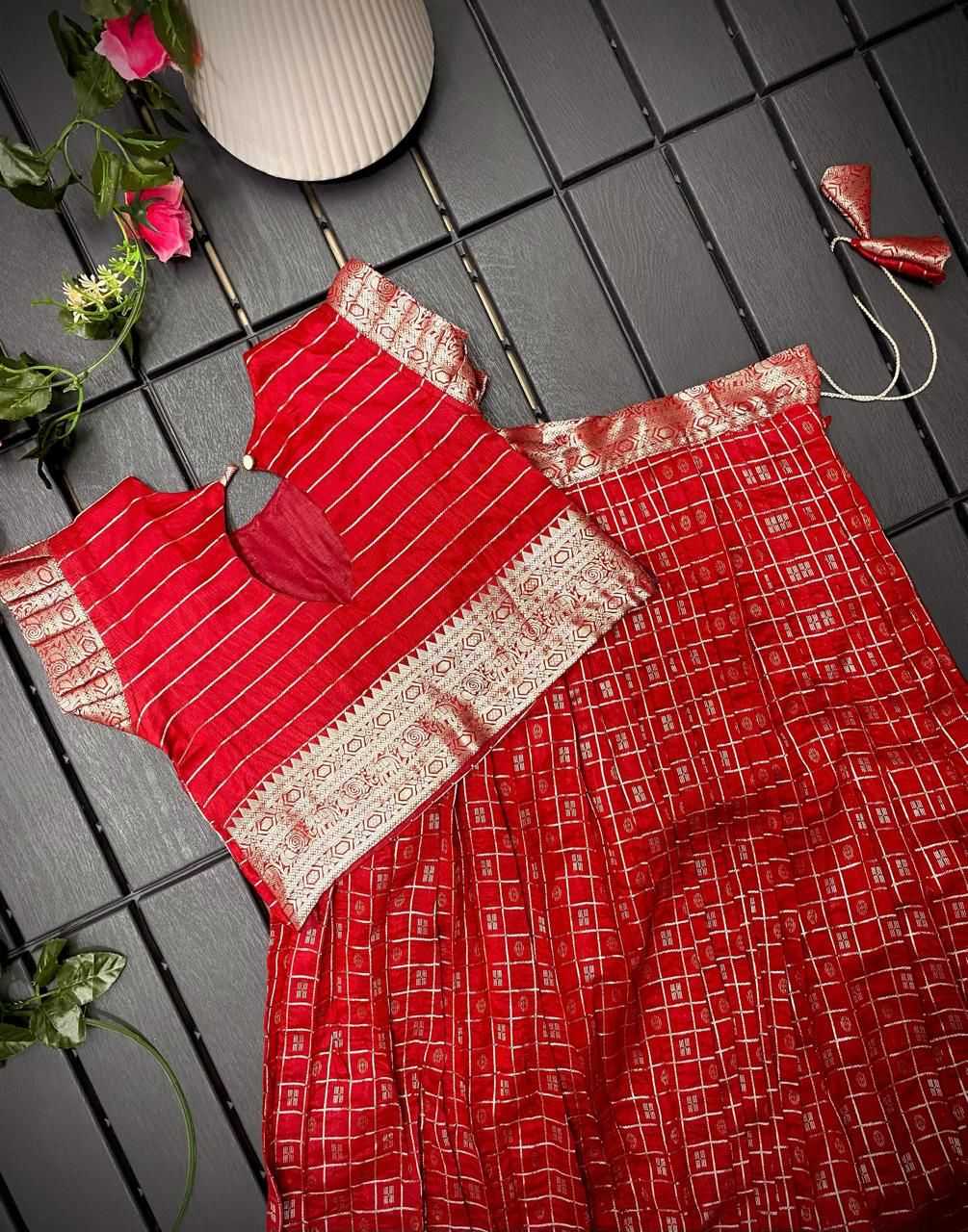 Ynf Soft Silk RIN235 sleeves blouse Kids Wear Wholesale Kids Designer Frock Kids Traditional Outfits Kids Lehenga Choli Manufacturer- Kapda Export