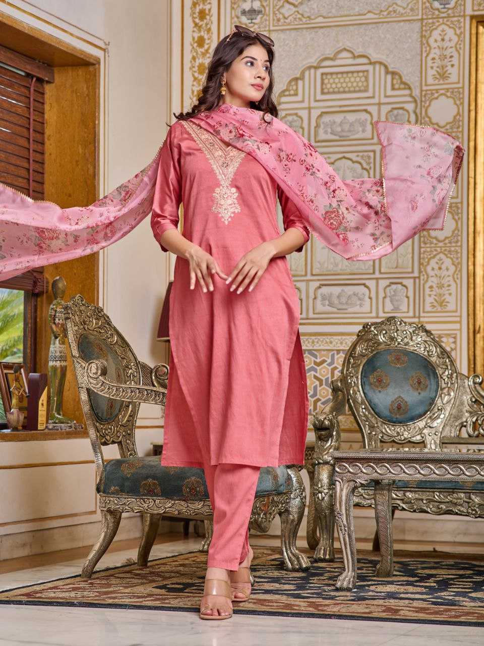 YNF PURE VISCOS SMC 105 SUITS & DRESSES WHOLESALE LADIES DRESSES MANUFACTURER 