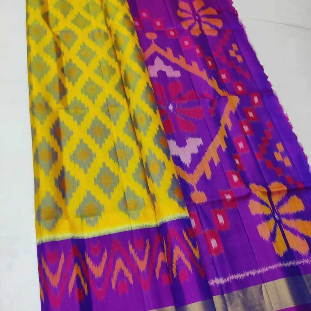 YNF SOFT SILK RRW 05 SILK SAREES WHOLESALE SOFT SILK HANLOOM IKAT SAREES MANUFACTURER