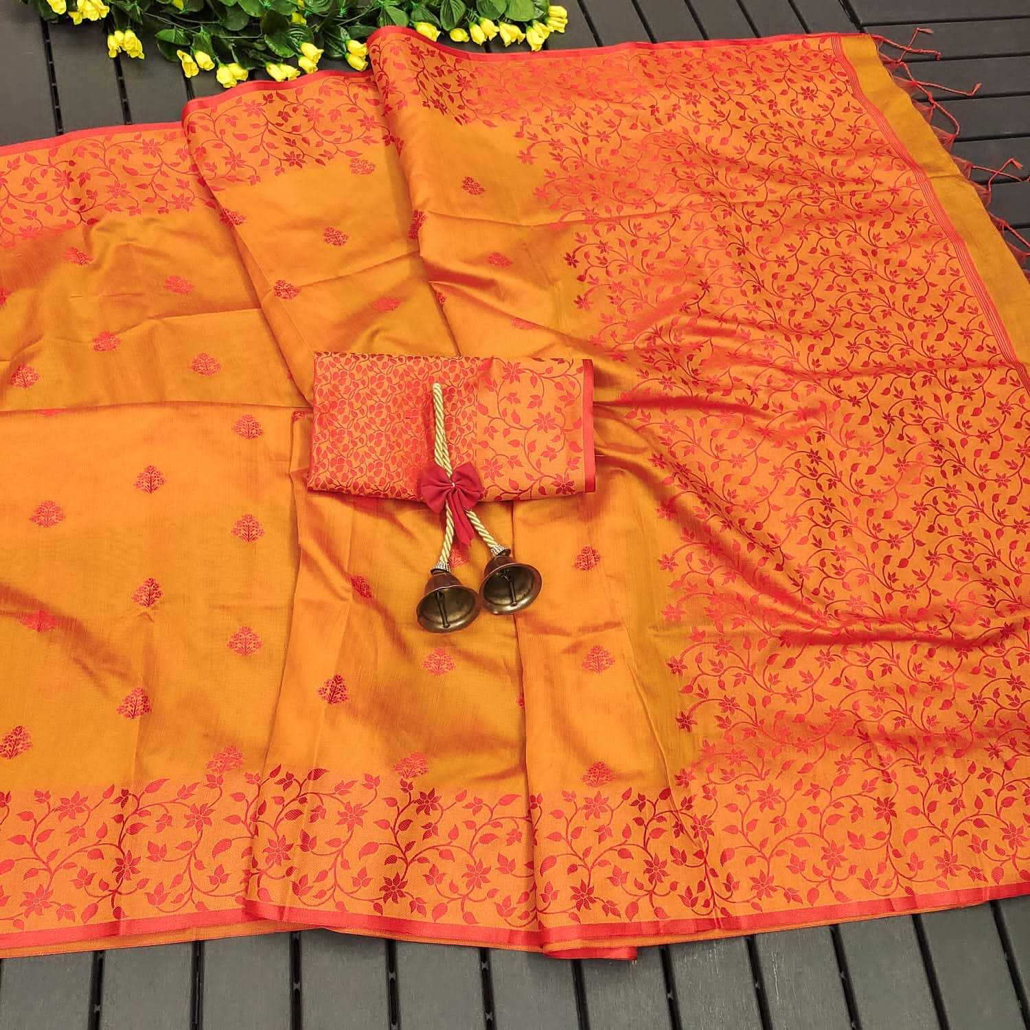 YNF BANGLORI KESH101 ANT34 SILK SAREES WHOLESALE SOFT SILK HANDLOOM JAMDANI SAREES MANUFACTURER