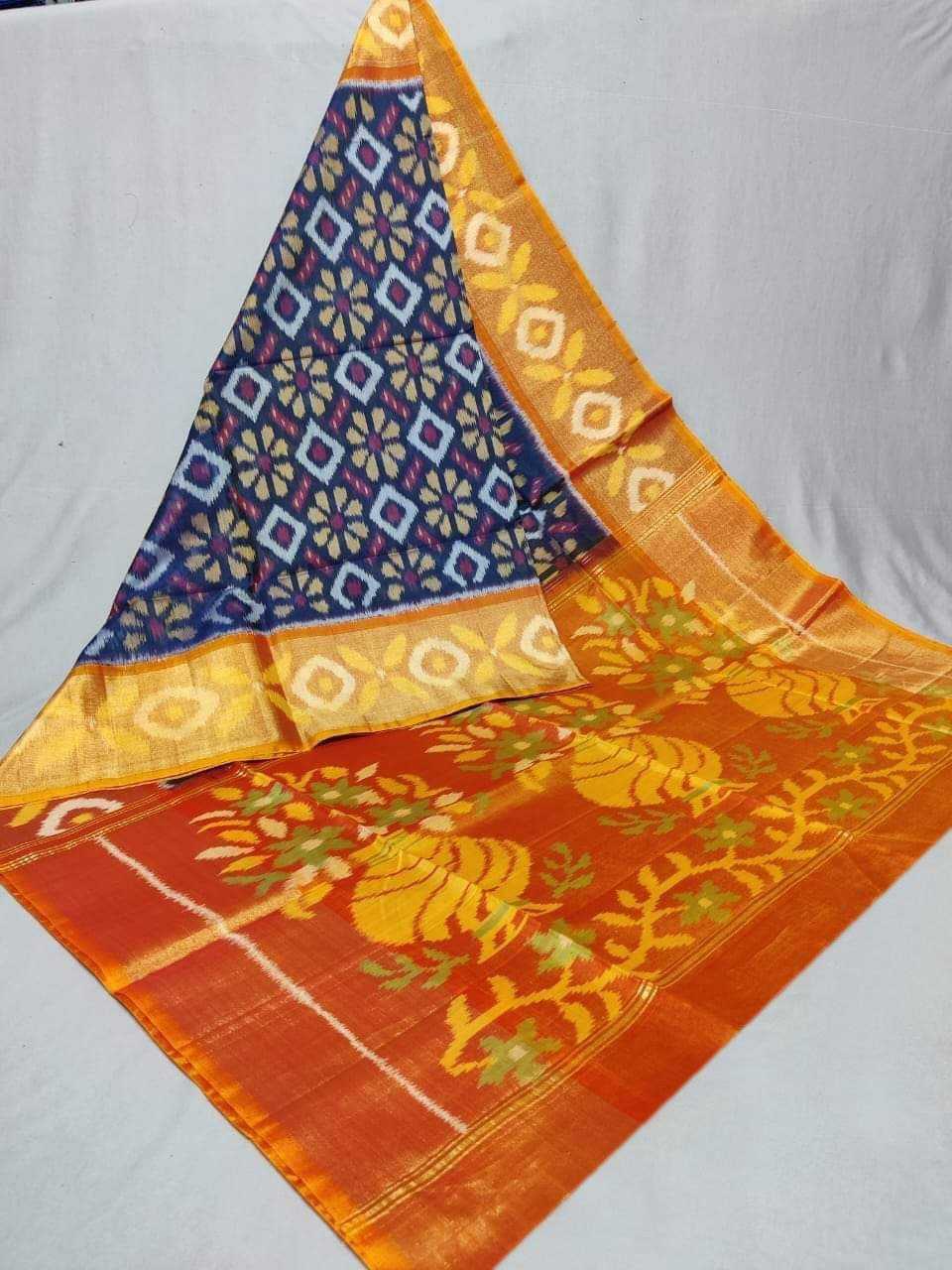 YNF DOLA SILK RIN165 RRI09 SILK SAREES WHOLESALE DOLA SILK IKAT PRINTED SILK SAREES MANUFACTURER