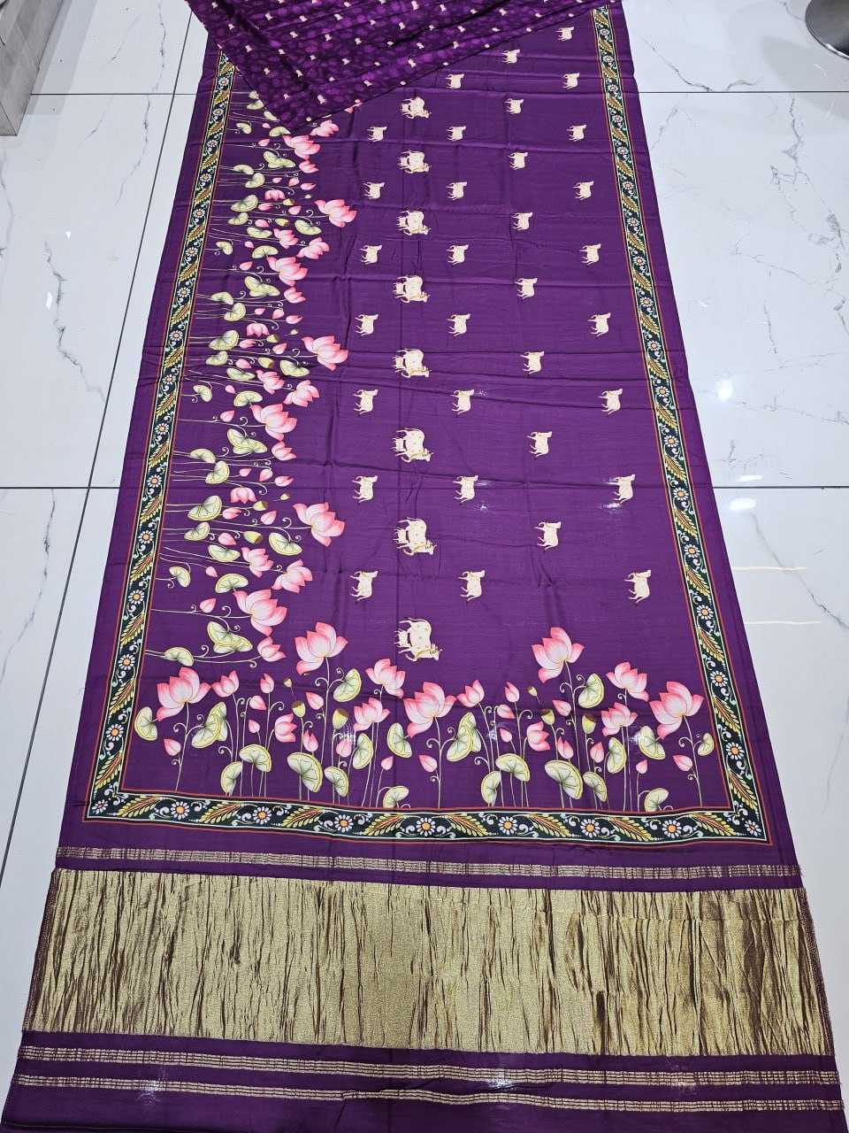 YNF GAJJI SILK RIN194 08 SILK SAREES WHOLESALE GAJJI MODAL SAREES MANUFACTURER