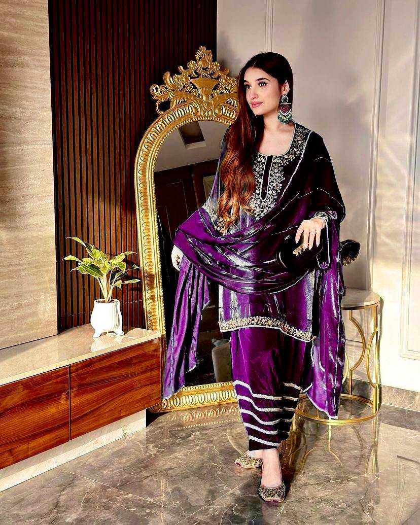 YNF JIMMY CHOO KESH149 1263 SUITS & DRESSES WHOLESALE PAKISTANI KASHMIRI PALAZZO LADIES SILK SUITS MANUFACTURER