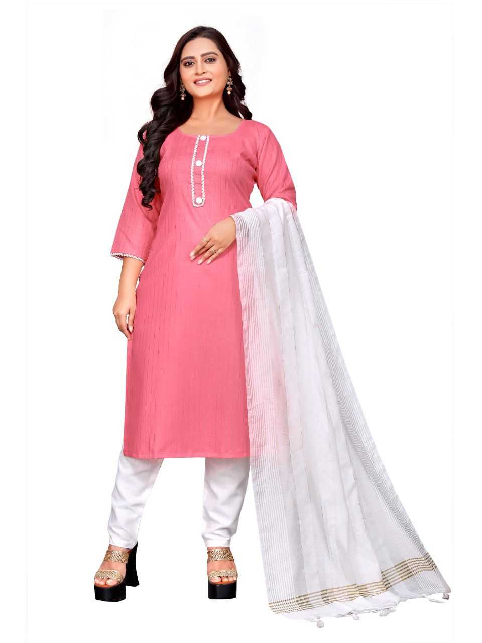 YNF PURE COTTON RIN191 TWINKLE SUITS & DRESSES WHOLESALE LADIES COTTON ZARI WORK SUITS MANUFACTURER 