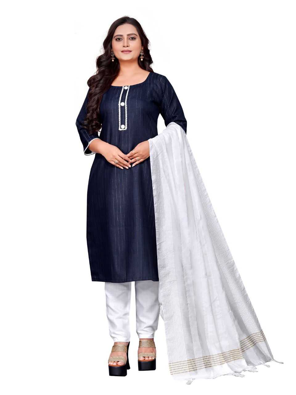 YNF PURE COTTON RIN191 TWINKLE SUITS & DRESSES WHOLESALE LADIES COTTON ZARI WORK SUITS MANUFACTURER 