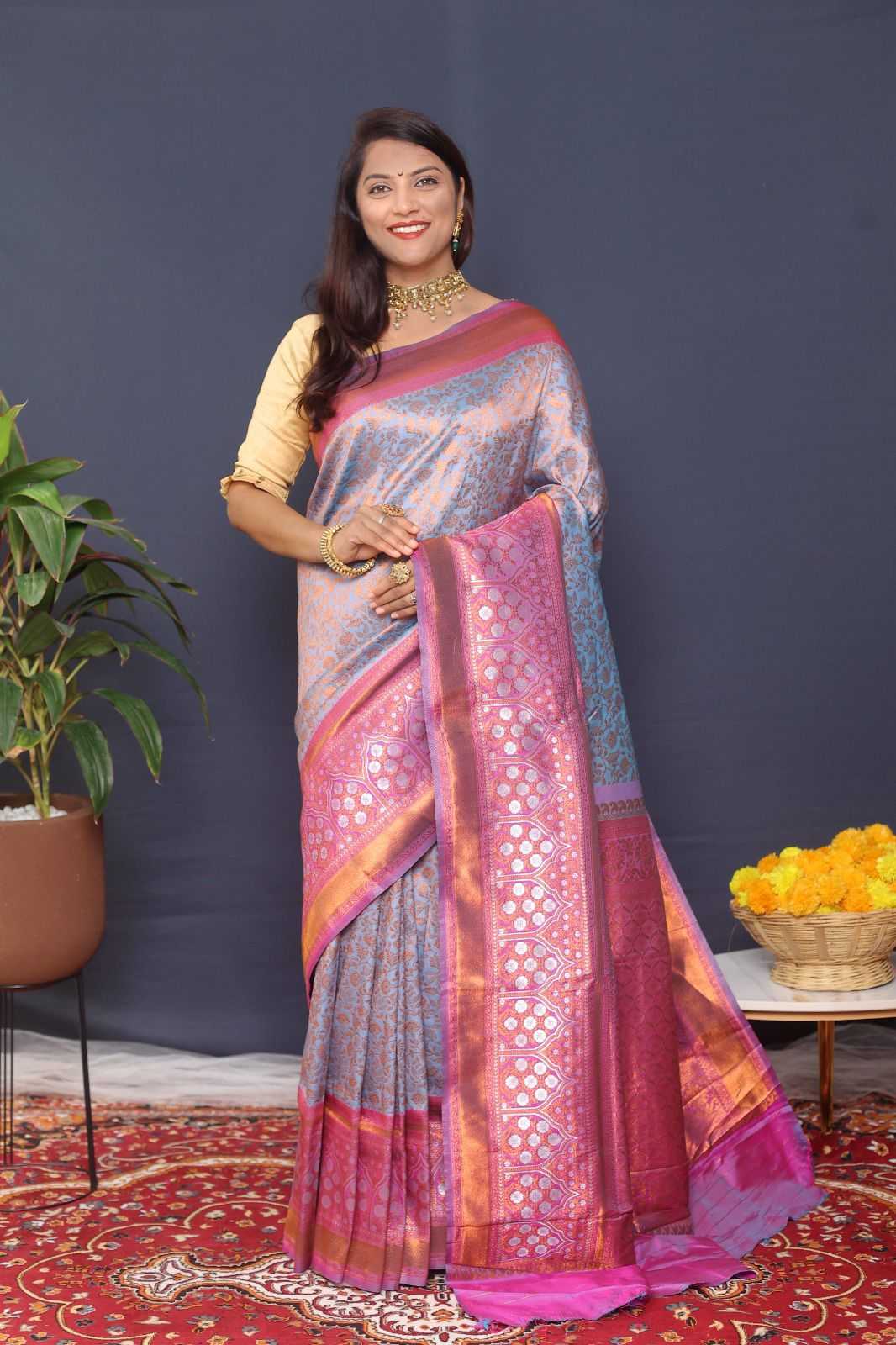 YNF PURE SILK RIN159 KAIRAAA SILK SAREES WHOLESALE KANJEEVARAM SOFT SILK HANDLOOM SAREES MANUFACTURER 