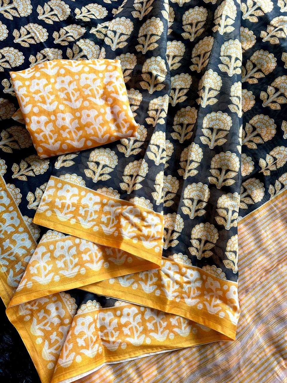 YNF BATIK KESH201 batik pooja SAREES WHOLESALE PRINTED COTTON LINEN LADIES BATIK SAREES MANUFACTURER