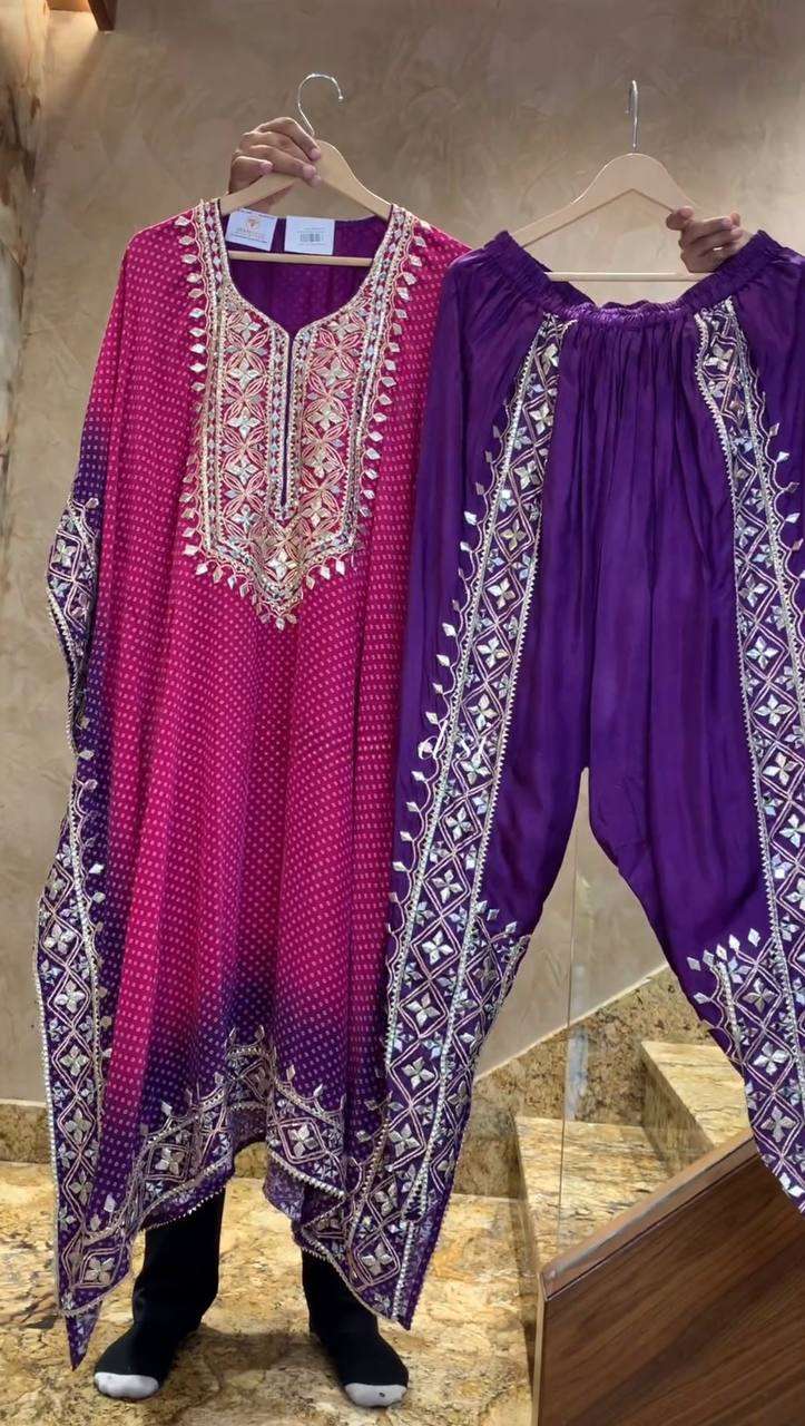 YNF CHINON SILK KESH157 1674 ISLAMIC CLOTHING WHOLESALE KAFTANS MANUFACTURER