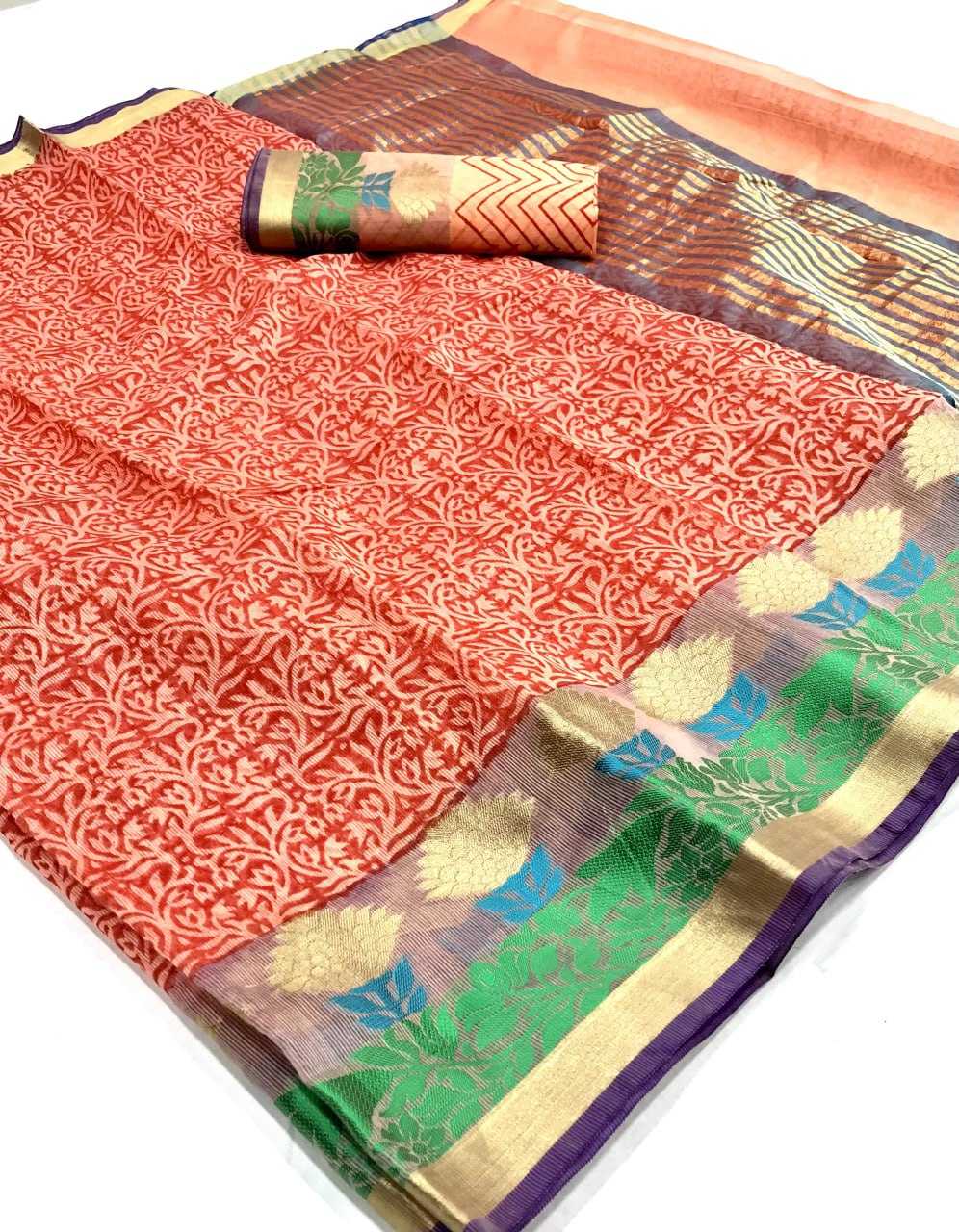 YNF COTTON KESH167 VAARI SAREES WHOLESALE PRINTED COTTON LINEN LADIES SAREES MANUFACTURER