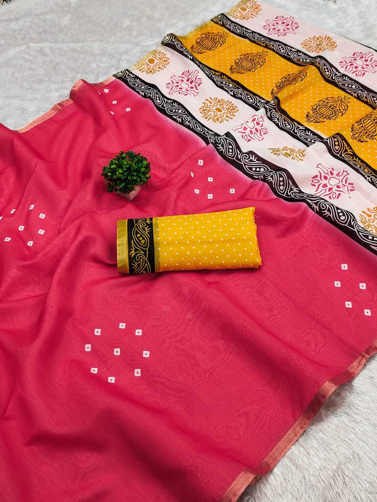 YNF COTTON RIN149 MKD133 SAREES WHOLESALE PRINTED COTTON LINEN LADIES WEIGHTLESS SAREES MANUFACTURER