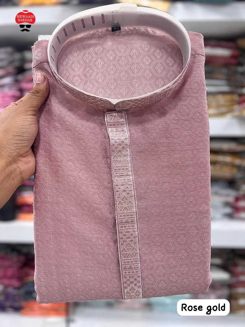 YNF JACQUARD INL  242 MENS WEAR WHOLESALE MENS KURTA MANUFACTURER