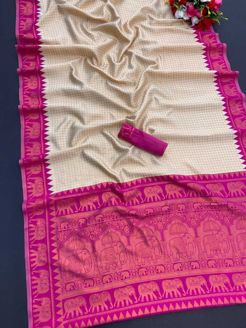 YNF KANJIVARAM SILK KESH161 Rashmika 1 SILK SAREES WHOLESALE SOFT SILK TRADITIONAL KANJEEVARAM SOUTH INDIAN SILK SAREES MANUFACTURER