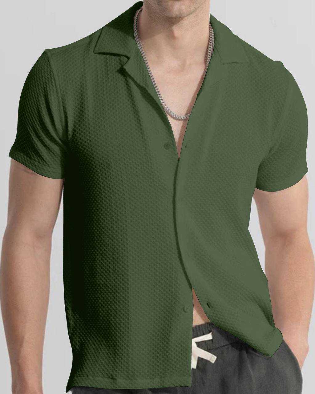 YNF KESH103  15 MENS WEAR WHOLESALE MENS SHIRTS HALF SLEEVE MEN SHIRTS MANUFACTURER