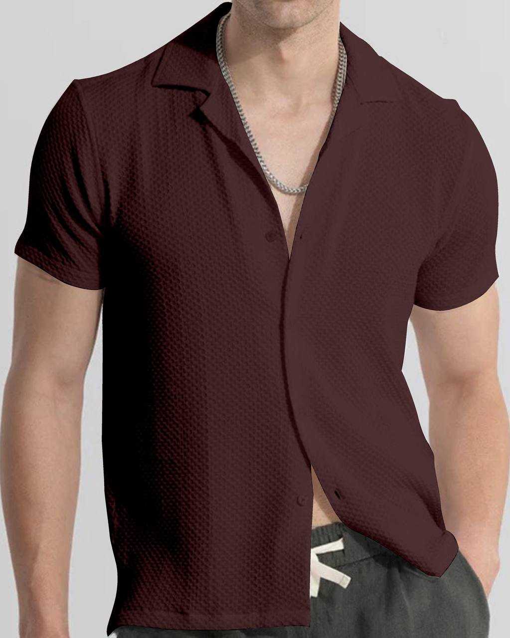 YNF KESH103  15 MENS WEAR WHOLESALE MENS SHIRTS HALF SLEEVE MEN SHIRTS MANUFACTURER