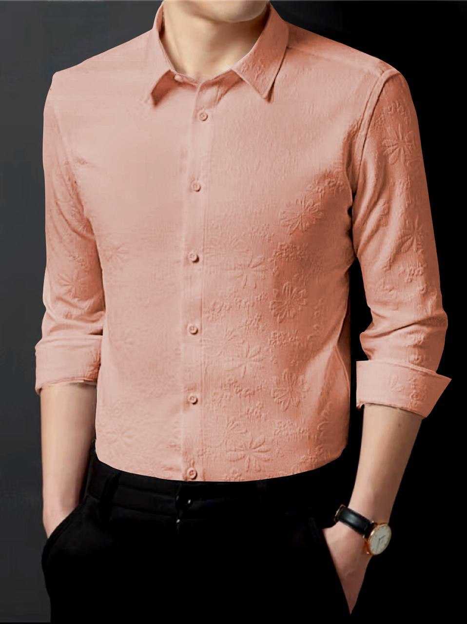 YNF KESH103 JACQUARD MENS WEAR WHOLESALE MENS SHIRTS MEN FULL SLEEVES SHIRTS MANUFACTURER