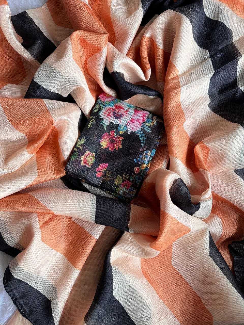 YNF KOTA CHEX KESH201 color pops SAREES WHOLESALE LADIES KOTA DORIA STRIPED SAREES MANUFACTURER