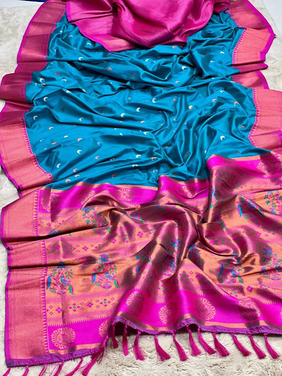 YNF PAITHANI SILK RIN186 RVV31 SILK SAREES WHOLESALE PAITHANI SOFT SILK TRADITIONAL SAREES MANUFACTURER